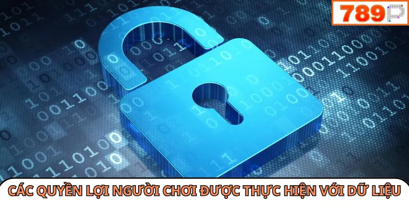 Các quyền lợi người chơi được thực hiện với dữ liệu